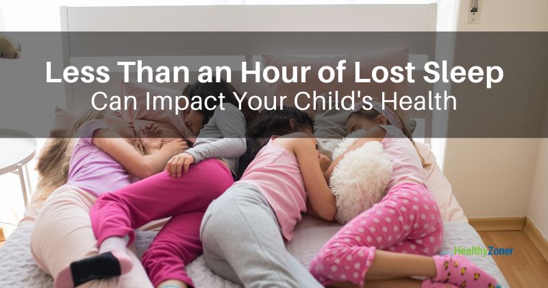 Less Than an Hour of Lost Sleep Can Impact Your Child's Health