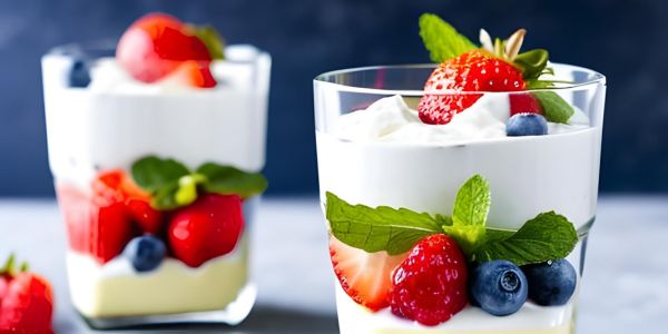 DASH Diet Menu Eating Plan - Greek Yogurt Parfait