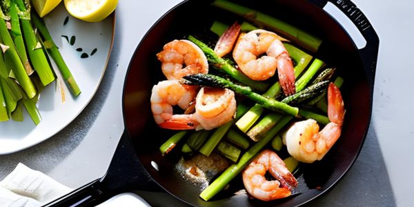 One-Pan Shrimp and Asparagus